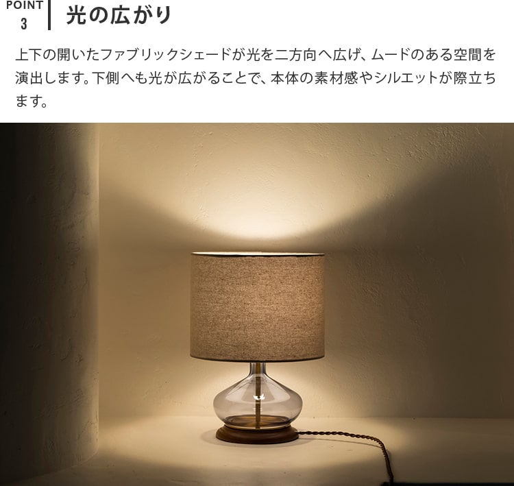 テーブルライト 1灯 ロレンシオ