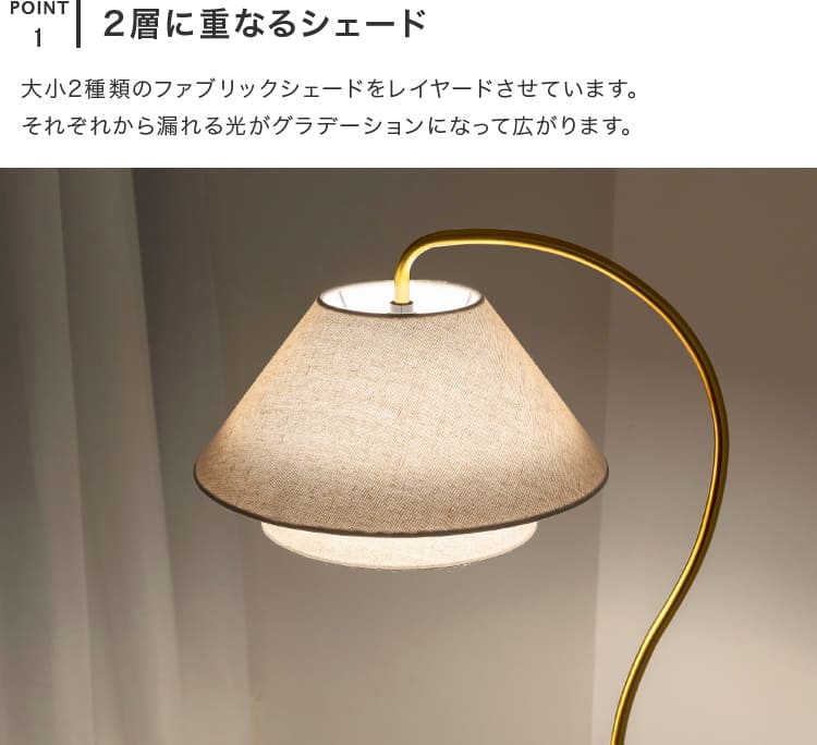 フロアライト 1灯 ネルケ