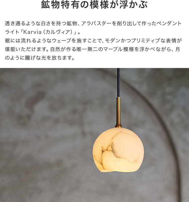 ペンダントライト 1灯 カルヴィア