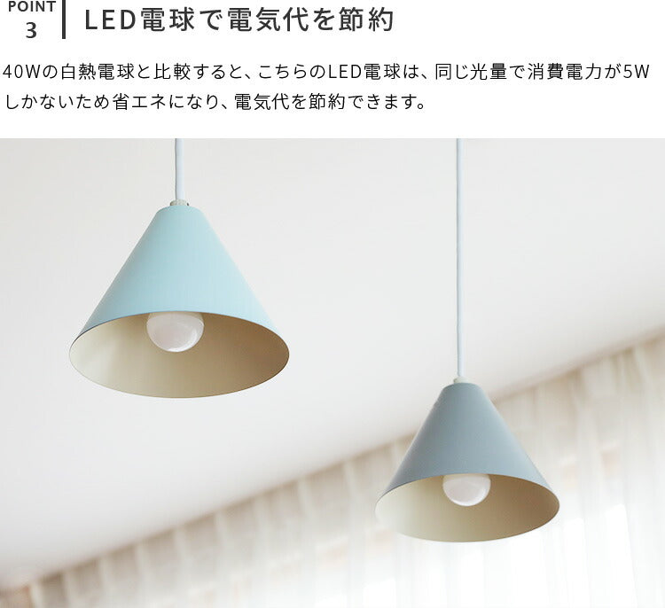 E17 LED電球 500lm