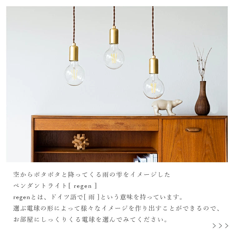 ペンダントライト 1灯 regen レーゲン