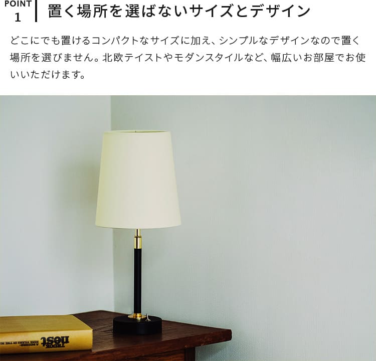 1灯 テーブルライト デリシア Delicia