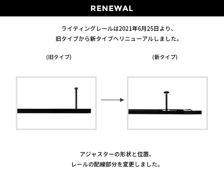 アクセサリー ライティングレール