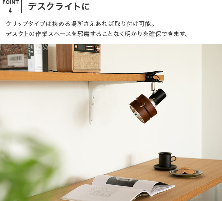 スポットライト 1灯 サレディアクリップ