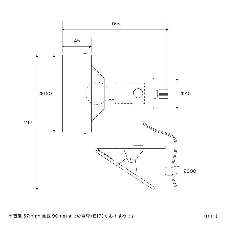 スポットライト 1灯 ナッシュ