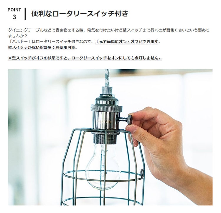 ペンダントライト 1灯 バルドー