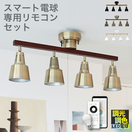 ライトリーリモート 4灯 本体+トリゴ