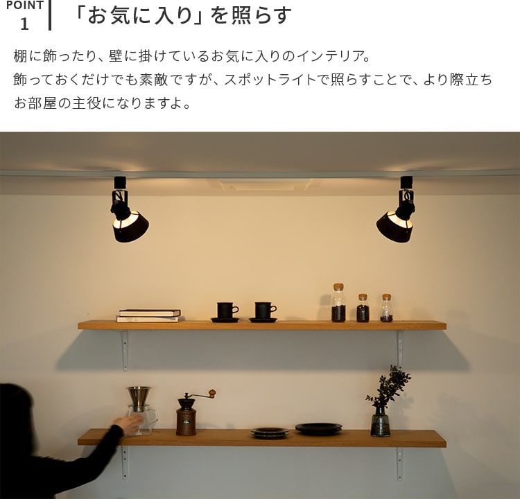 スポットライト 1灯 コティダクト