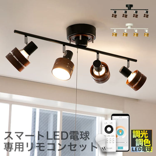 シーリングライト 4灯 サレディア 本体+トリゴ