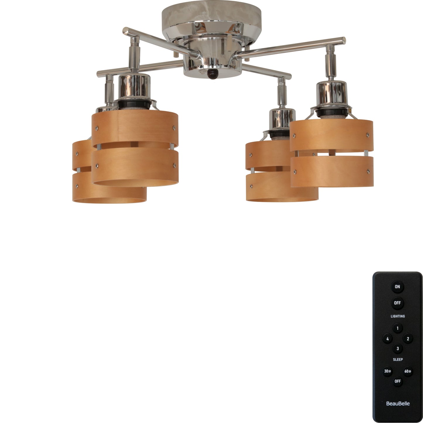 シーリングライト 4灯 レダカイ(リモコン付)