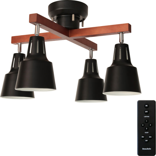 シーリングライト 4灯 ライトリーカイ(リモコン付)