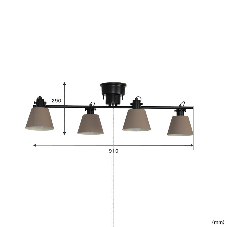 シーリングライト 4灯 EXS-007