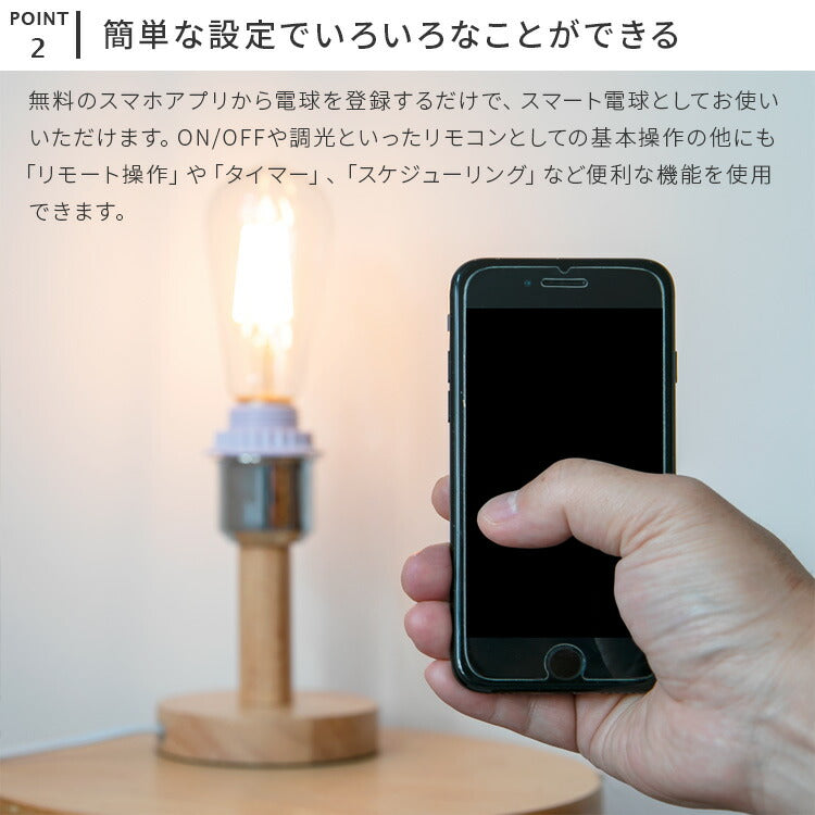 TOLIGO 調光エジソン電球E26