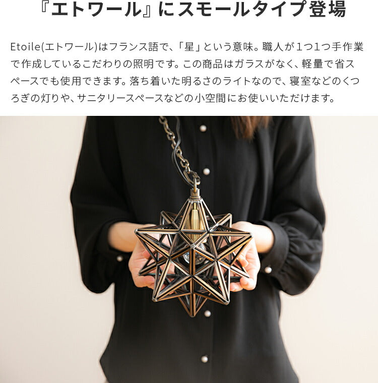ペンダントライト 1灯 エトワールスモール 照明 おしゃれ ダイニング用