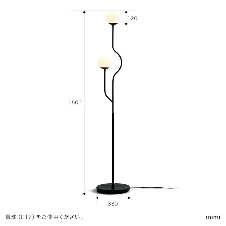 フロアライト 2灯 シュマン