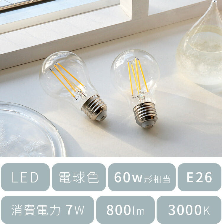E26LEDエジソン電球 800lm