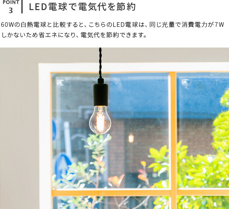 E26LEDエジソン電球 800lm