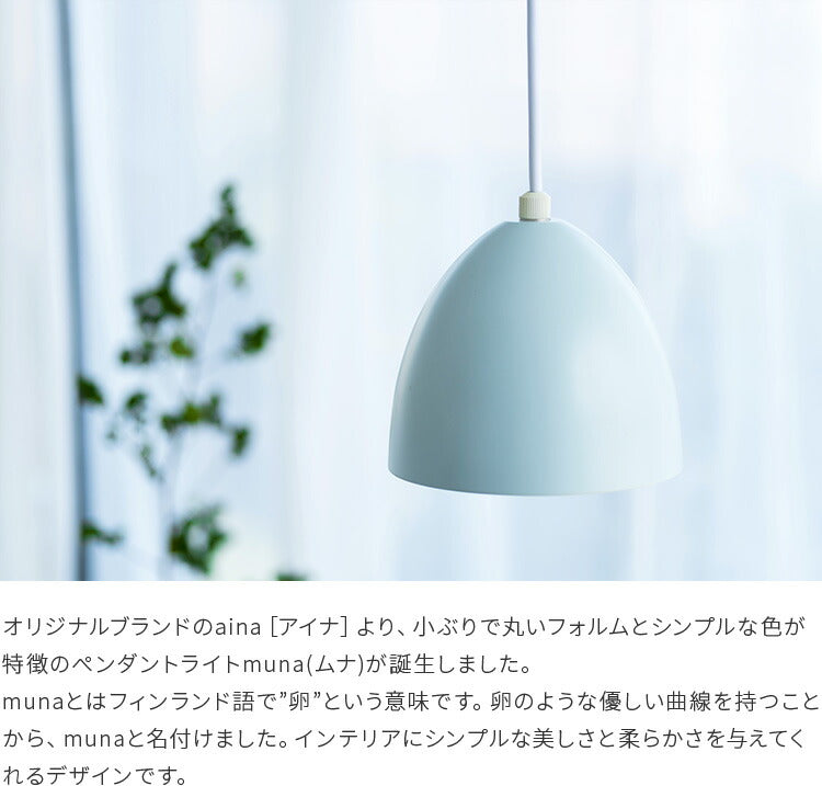 aina ペンダントライト muna ムナ