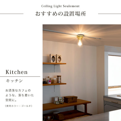 1灯シーリングライト　セルモ　Seulement