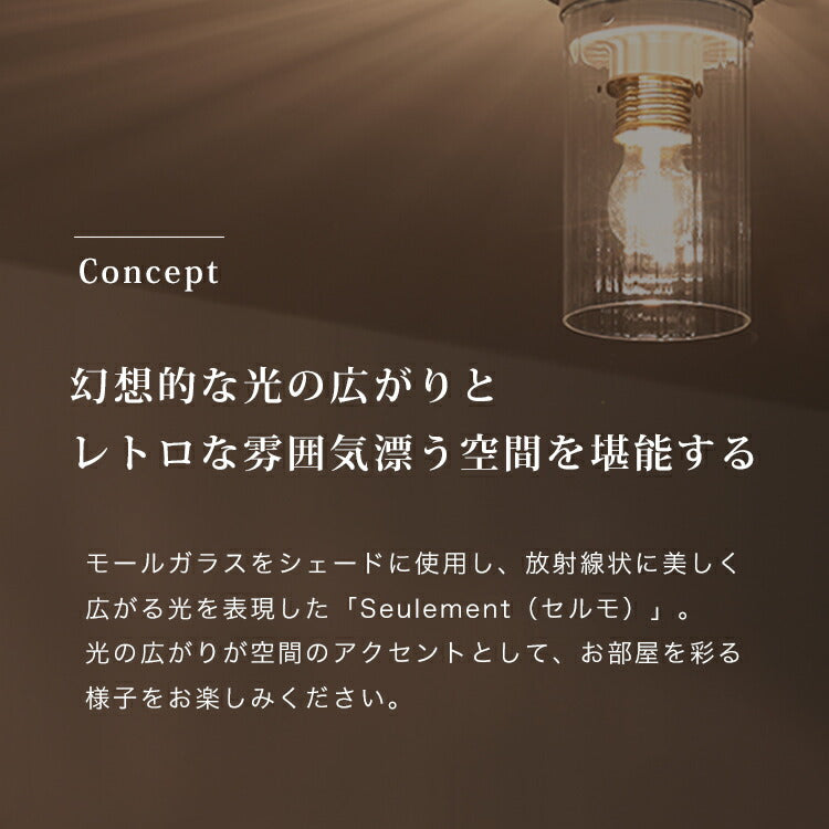 1灯シーリングライト　セルモ　Seulement