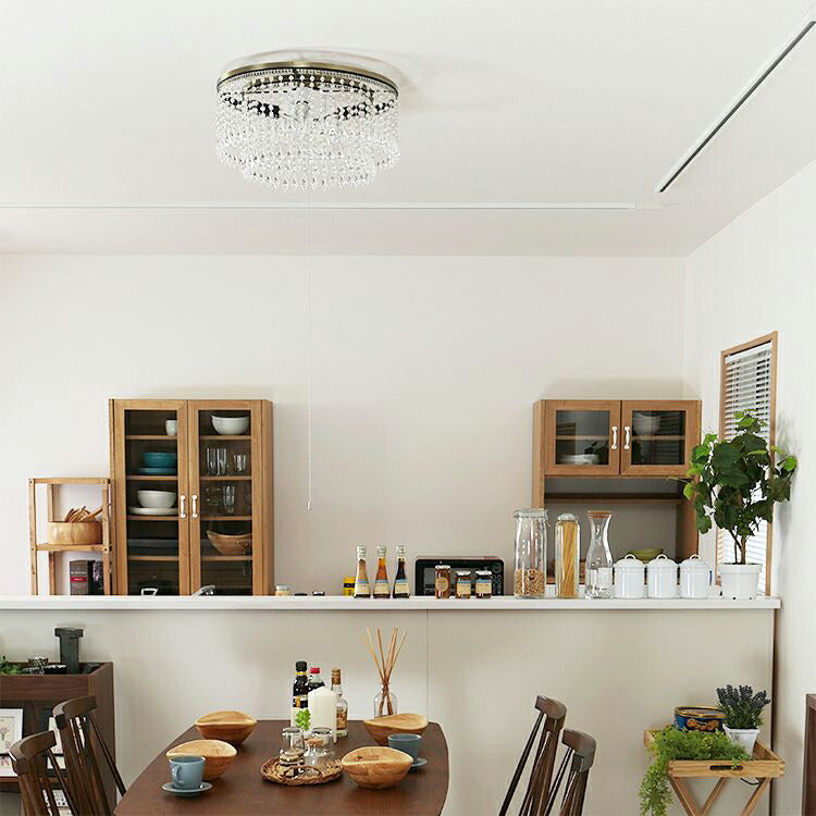 照明 LED 対応 3灯 シャンデリア アマンダ ライト シーリングライト