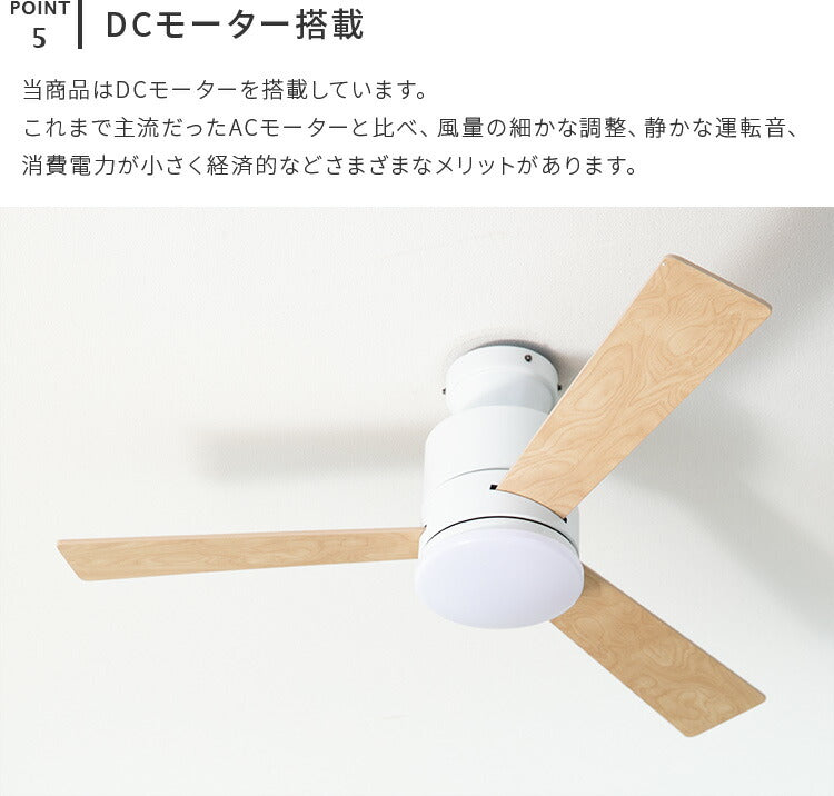 LEDシーリングファンライト バズー