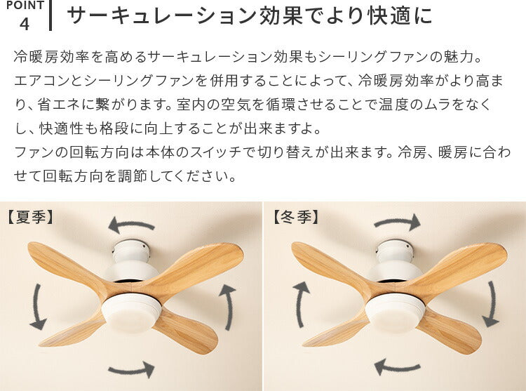 LEDシーリングファンライト ウェイン