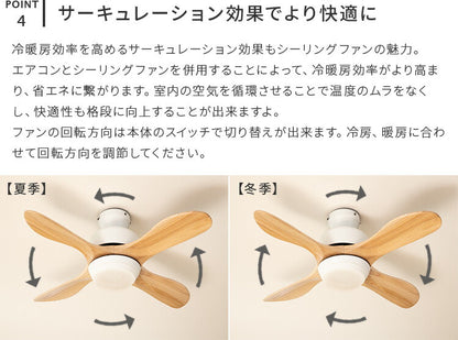LEDシーリングファンライト ウェイン