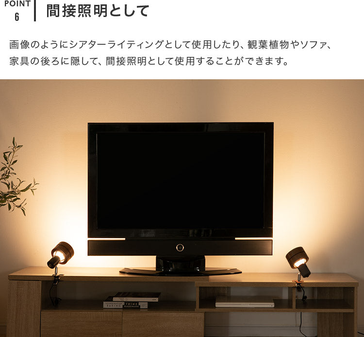 スポットライト 1灯 サレディアクリップ