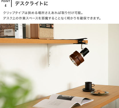 スポットライト 1灯 サレディアクリップ