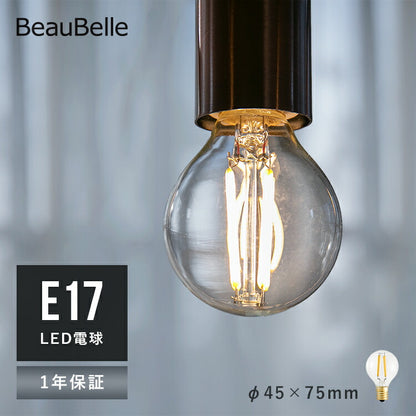 LEDフィラメントクリプトン電球 E17 非調光