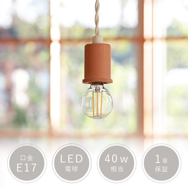 LEDフィラメン電球 E17 ボール型