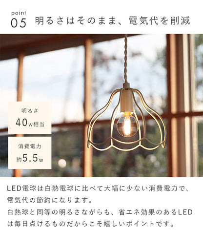 LEDフィラメン電球 E17 ボール型