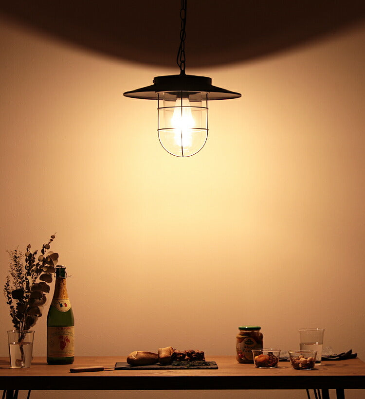 ペンダントライト 1灯 モアナ ガラス 北欧 アンティーク led