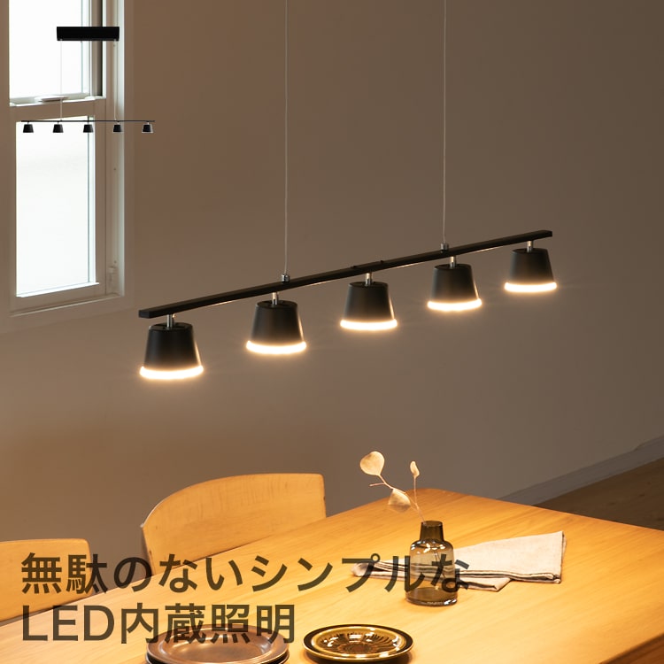 LEDペンダントライト 5灯 トルヴェ