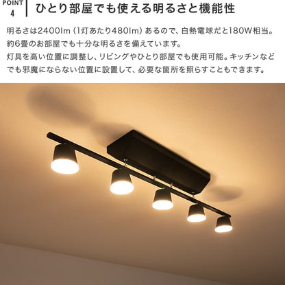 LEDペンダントライト 5灯 トルヴェ