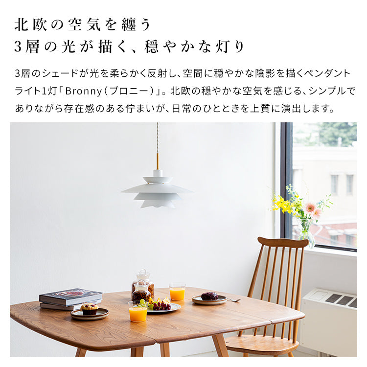 ペンダントライト 1灯 ブロニー