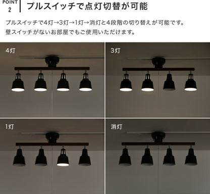 ライトリーリモート 4灯 本体+トリゴ