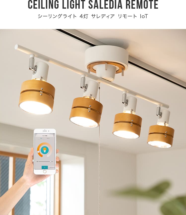 シーリングライト 4灯 サレディア 本体＋トリゴ – BeauBelle本店