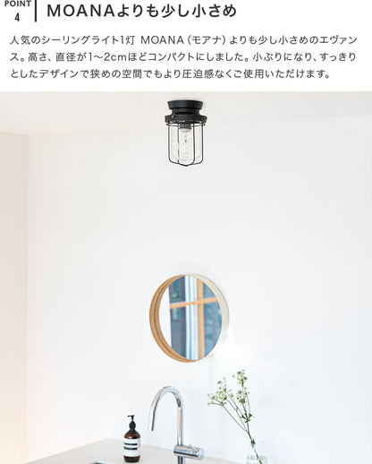 シーリングライト 1灯 エヴァンス