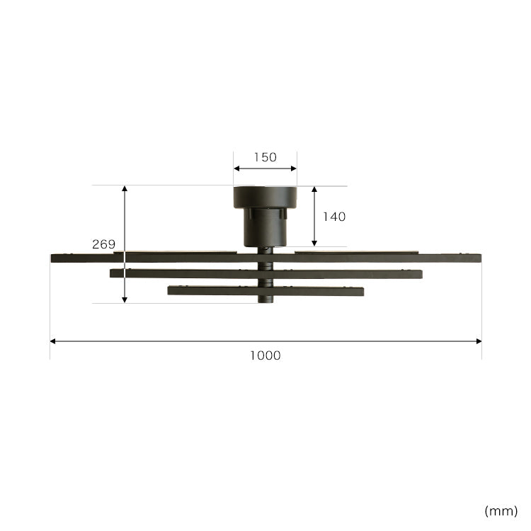 LEDシーリングライト 6灯 ケイン（リモコン付）