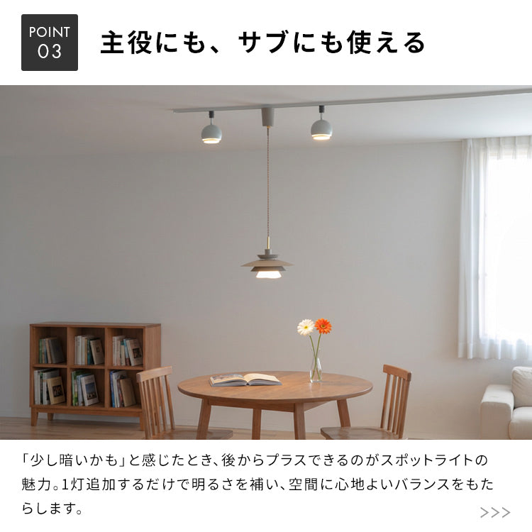 スポットライト 1灯 コーミィダクト