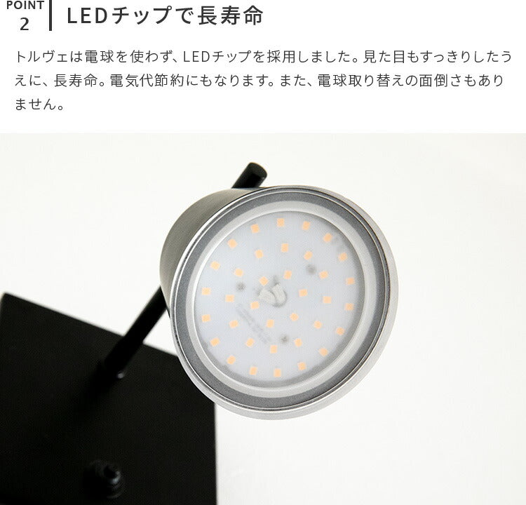 LEDウォールライト トルヴェ
