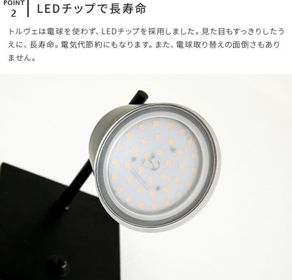LEDウォールライト トルヴェ