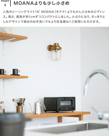 ウォールライト 1灯 エヴァンス