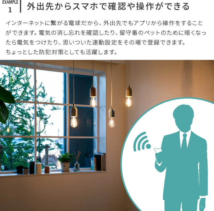 TOLIGO 調光エジソン電球 E26 ■4球セット