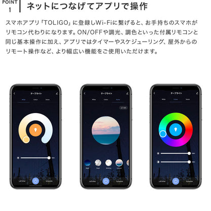 TOLIGO LEDテープライト RGB+CCT